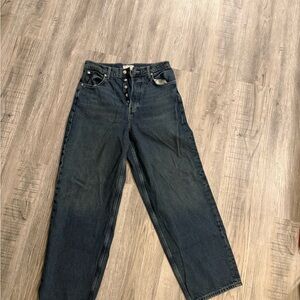 We The Free Dark Blue High Rise Jeans